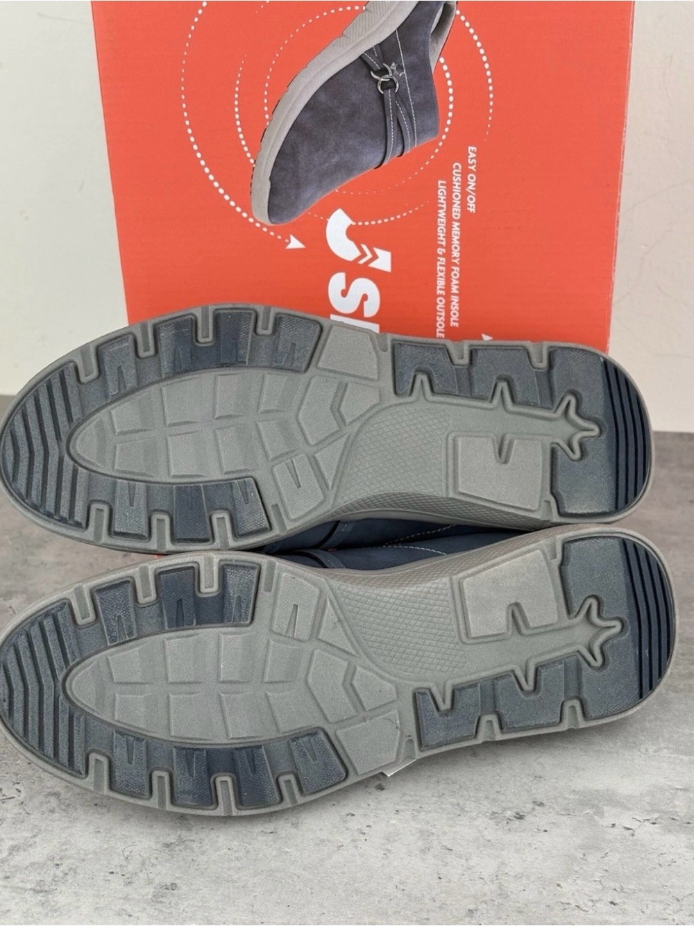 JSport Womens Slip On Gina Mule Shoes Clogs Comfort (Navy) Sz 8 New - Picture 4 of 5